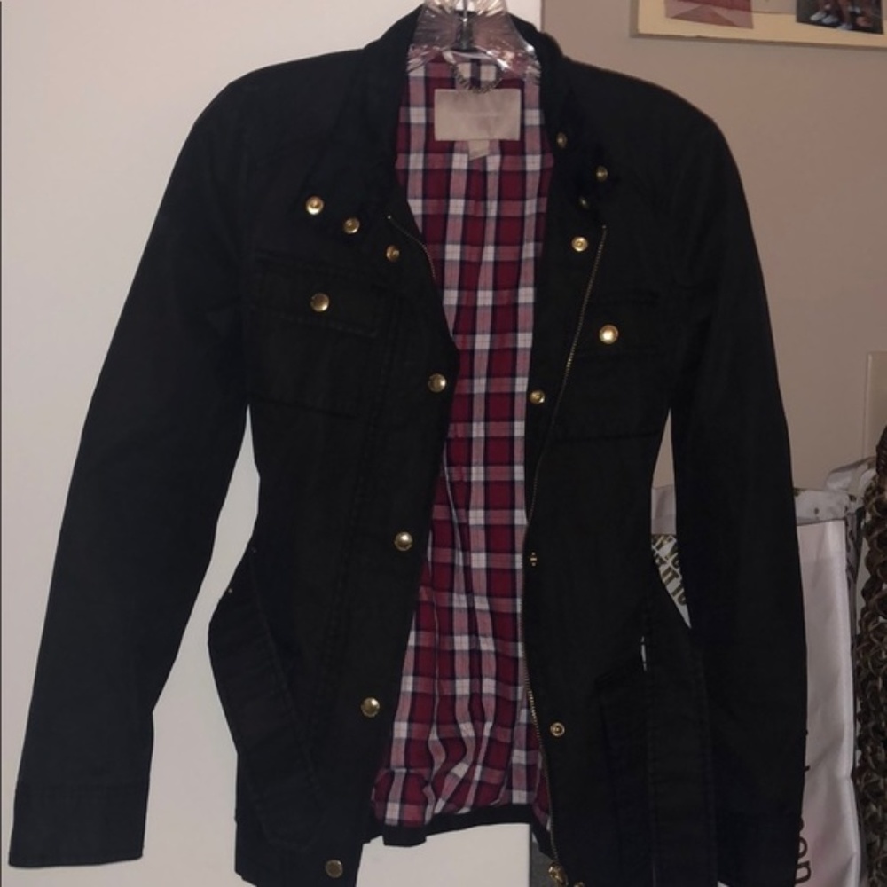 Banana Republic Waxed Army Green Jacket